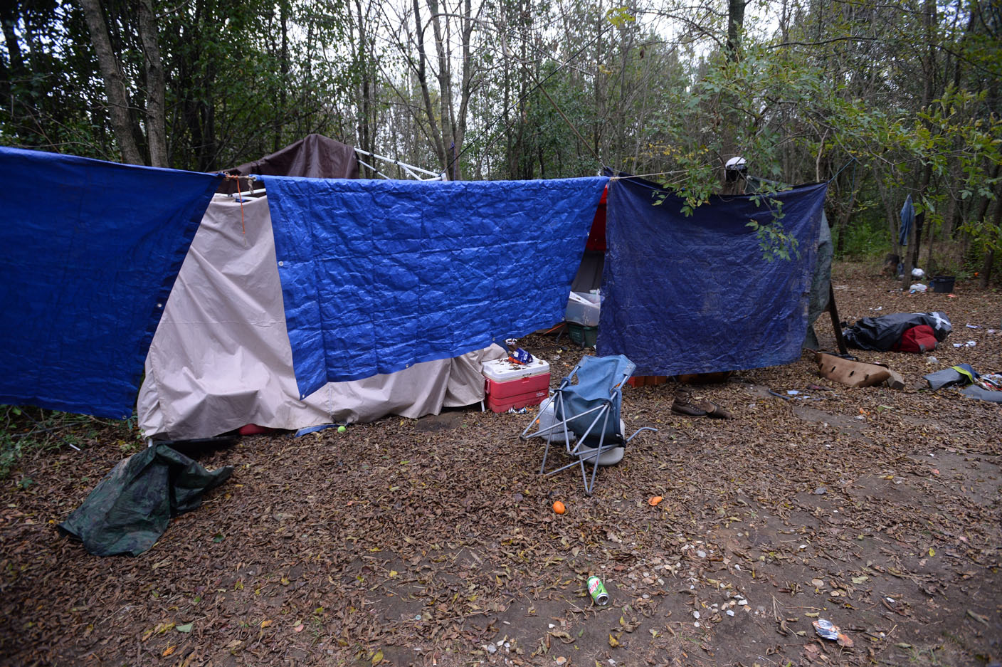 Camp in Fayetteville serving as pandemic refuge for homeless winds down - Vimarsana News