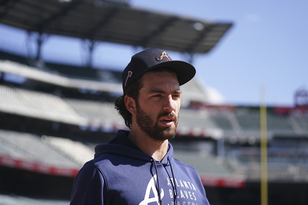 Dansby Swanson Game Used Ivory Jersey - Worn 4/7/19 - Home Run