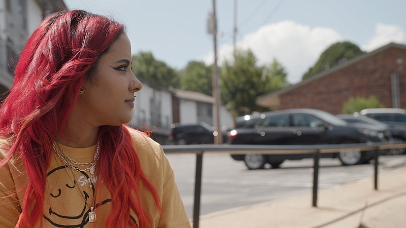 Mikaila Wingfield, 23, recovering from drug addiction and shown in “7 Days: The Opioid Crisis in Arkansas,” is now a state peer recovery specialist. The documentary airs Monday on Arkansas PBS. (Courtesy of PBS)