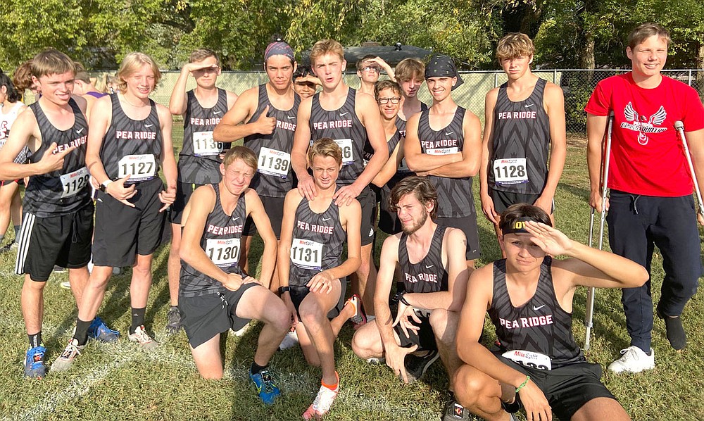 The Senior Blackhawk boys cross country team won second place in the 1A-4A-5A Prairie Grove Invitational Tuesday, Oct. 12.