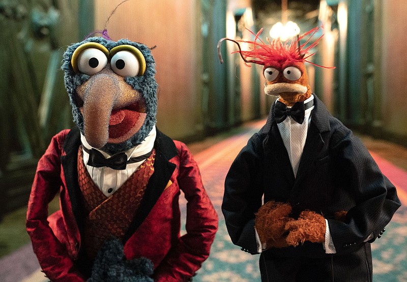 The Muppets are starring in their first Halloween special, “Muppets Haunted Mansion,” streaming on Disney+. With a cast of colorful Muppet characters, (and some cameos) the story finds Gonzo, and his pal Pepe the Prawn doomed to spend the night in the haunted mansion. (Courtesy Disney+/TNS)