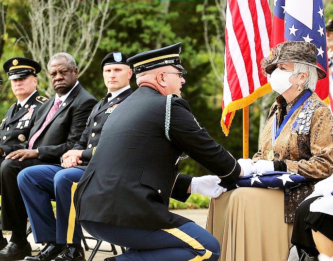 Ceremony honors 32 veterans, spouse