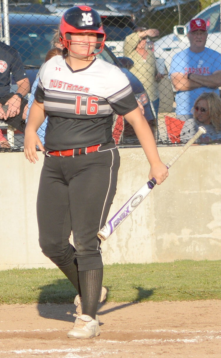 Al Gaspeny/Special to McDonald County Press
Pitching ace Madeline McCall is one of the seniors who helped lead the Lady Mustangs to a 24-7 record. McCall has committed to attend Pittsburg State.