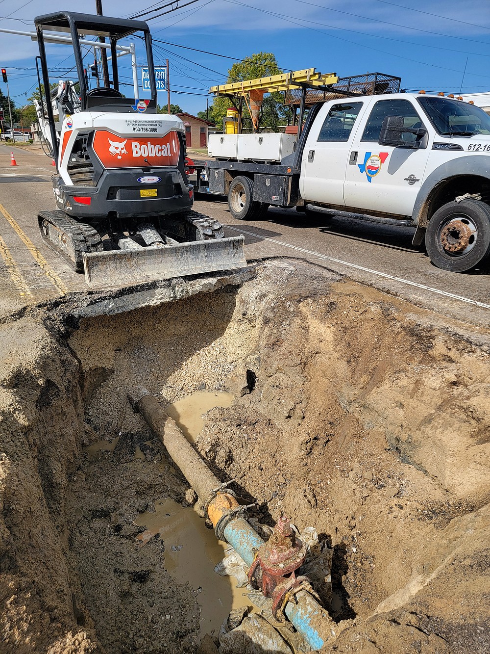 A clean sweep and scrape of the street