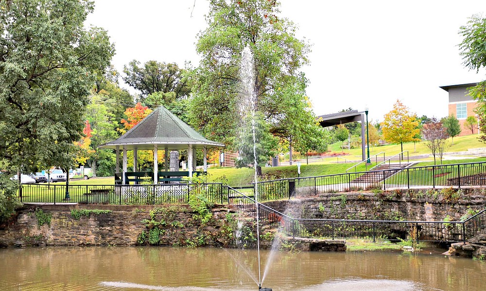 Photo submitted. The gazebo and one of the springs shooting up at Twin Springs Park in the fall taken by Holly Wiles.
