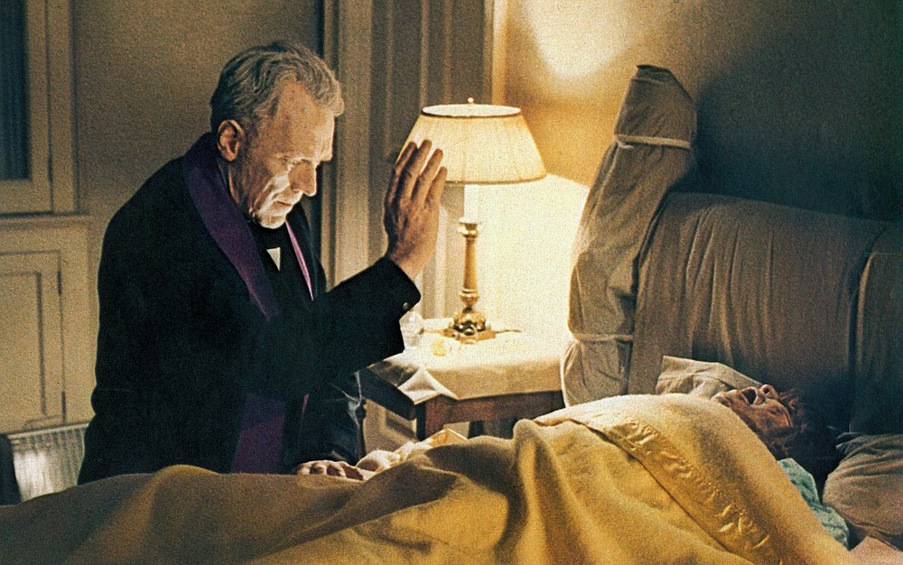 Max Von Sydow and Linda Blair in “The Exorcist”