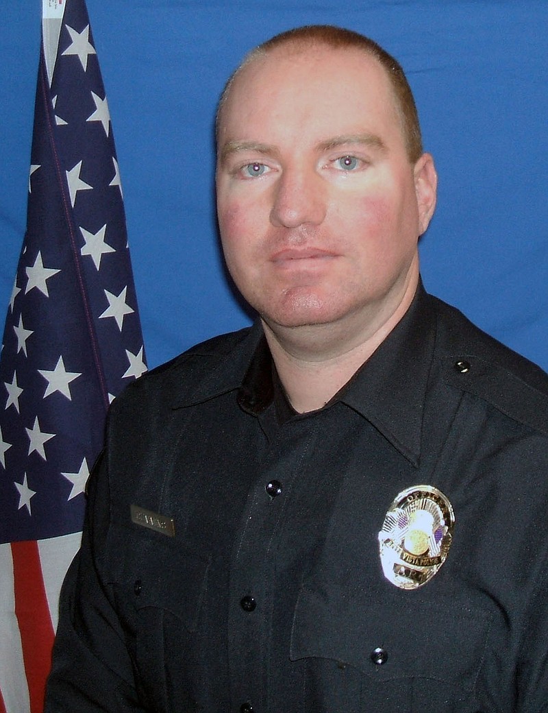 Photo submitted Bella Vista Police Officer Christopher William Cummins died Saturday, Oct. 23. He served the Bella Vista community for the past year and a half.