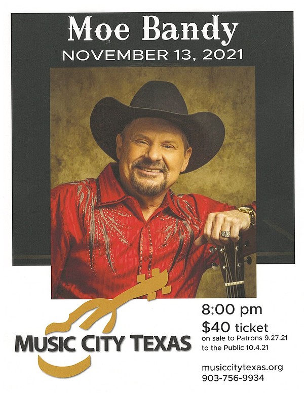 Moe Bandy to perform at Music City Texas Theater Texarkana Gazette