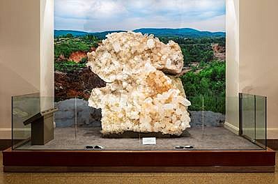 Submitted photo
The Berns Quartz in the Smithsonian National Museum of Natural History, is the largest quartz crystal specimen ever to go on public display. It weighs more than 8,000 pounds and stands six and one half feet tall.