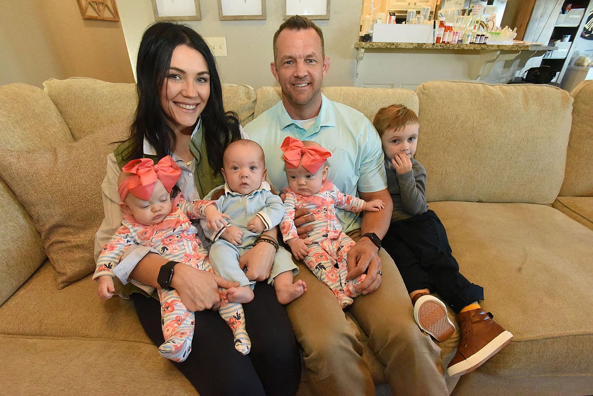 Three's company: Triplets are happy ending to battle to conceive ...