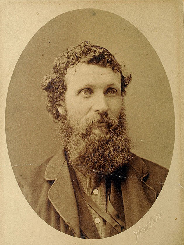 John Muir is shown in this circa 1860s image issued by the Wisconsin Historical Society. The society is publishing a rare collection of letters written by Muir on the society's Web site. The letters span more than 50 years of Muir's life, documenting in his own words how he evolved from a strict Calvinist at the University of Wisconsin-Madison to a mountain-climbing, tree-hugging advocate for all things nature.  (AP Photo/Wisconsin Historical Society)