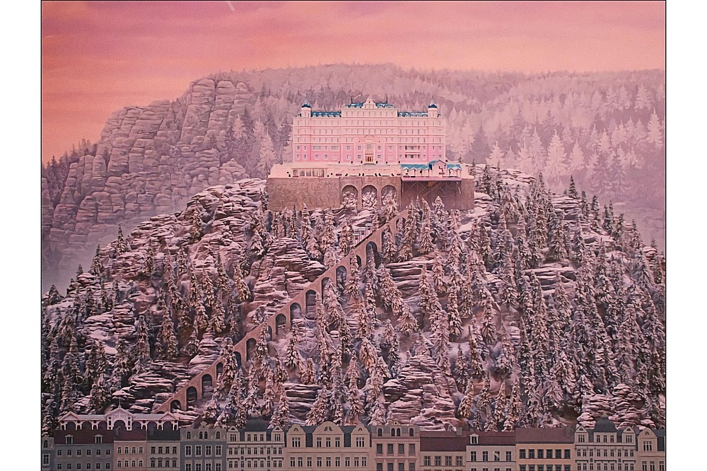 Wes Anderson’s fanciful rendering of “The Grand Budapest Hotel.”