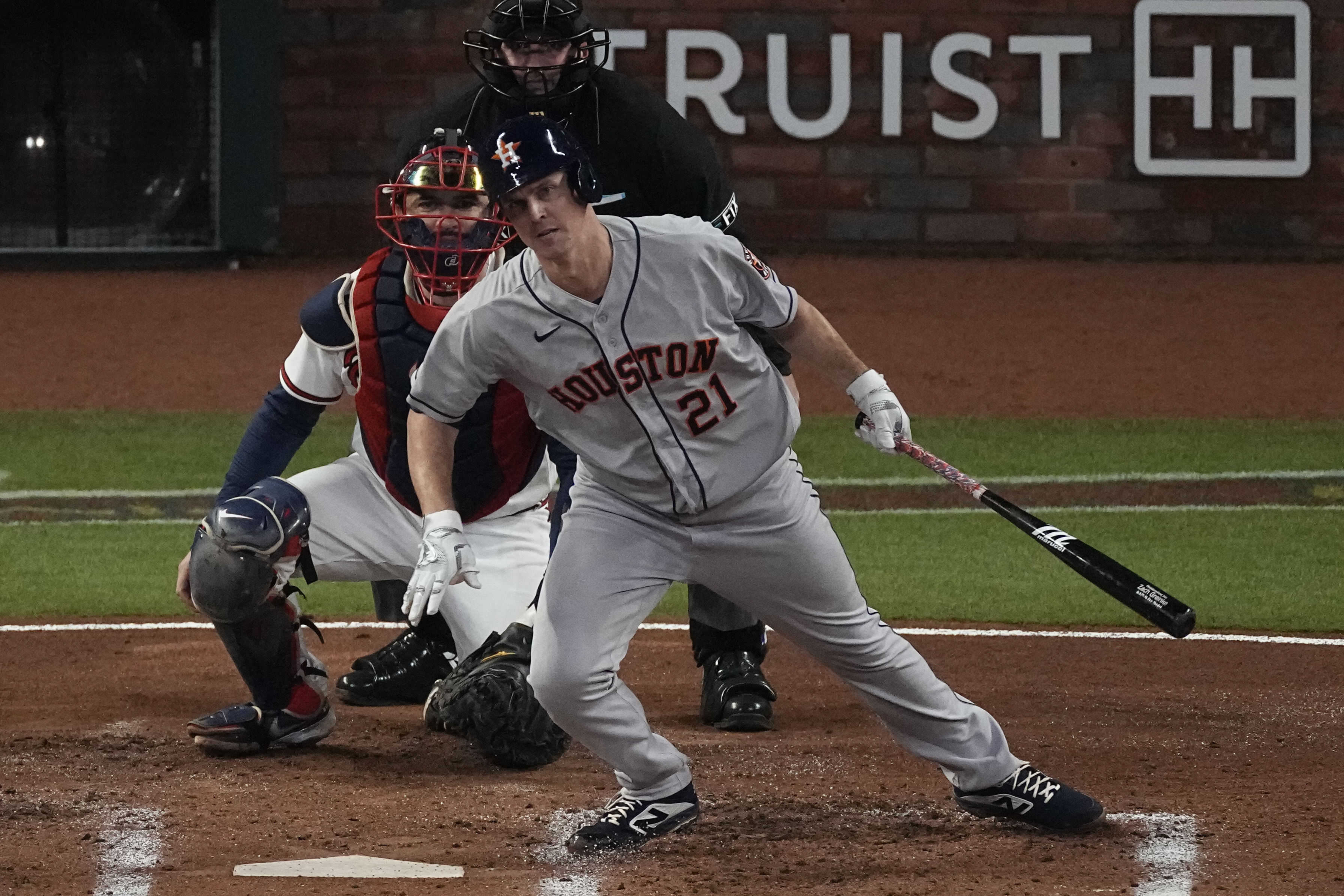 ZACK GREINKE WORLD SERIES HIT!! Astros' pitcher smacks single in World  Series Game 4! 