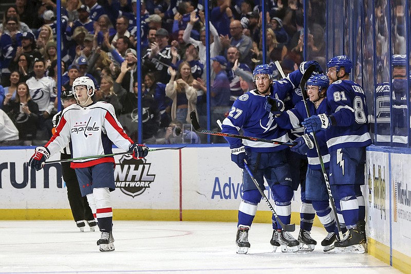 Lightning win 32, ending Capitals' 8game point streak Hot Springs