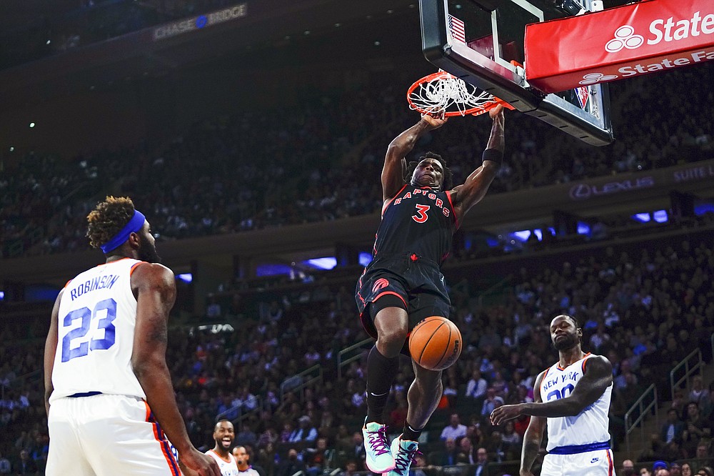 Raptors Top Knicks In 75th Anniversary Of NBA's First Game