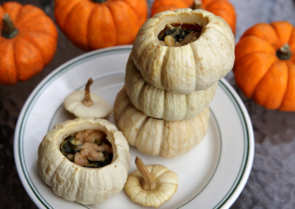 Stuffed Baby Pumpkins, Wednesday, Oct. 13, 2021. (Hillary Levin/St. Louis Post-Dispatch/TNS)