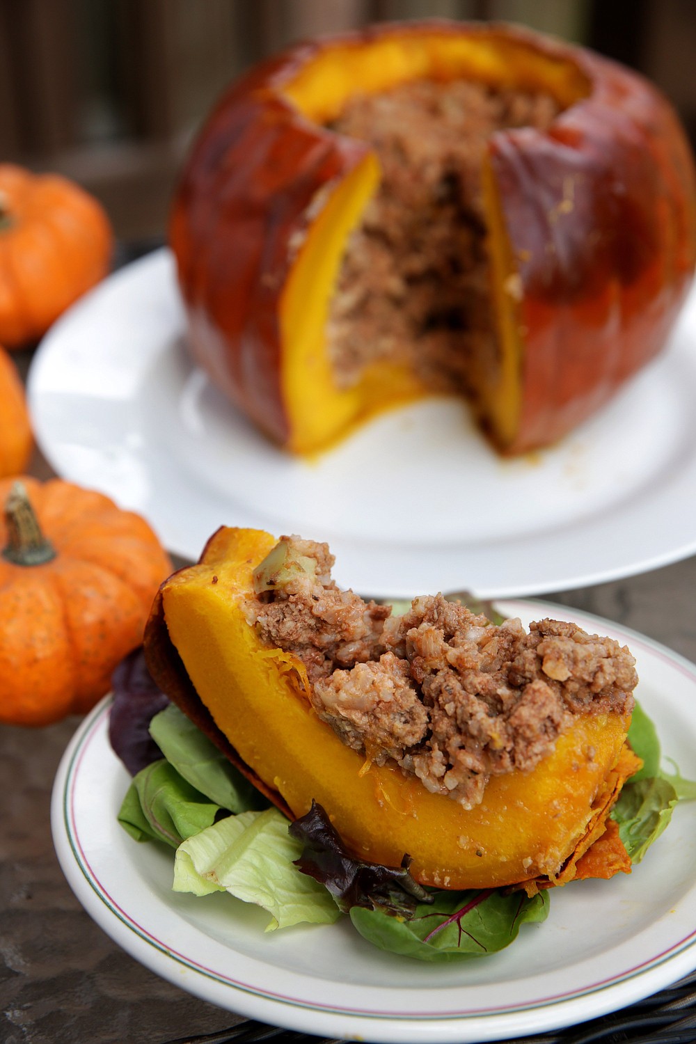 Stuffed Pumpkin Dinner, Wednesday, Oct. 13, 2021. (Hillary Levin/St. Louis Post-Dispatch/TNS)