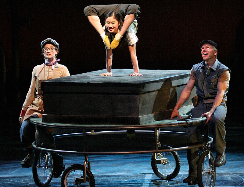 Cirque Mechanics' "Birdhouse Factory" is onstage this week at the University of Central Arkansas' Reynolds Performance Hall in Conway. (Special to the Democrat-Gazette)