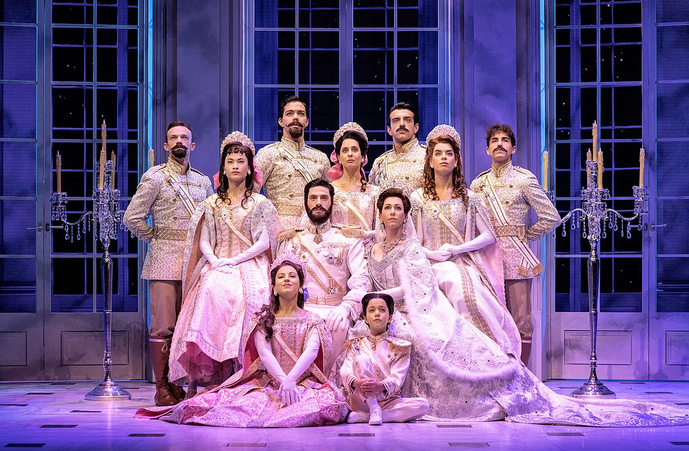 The Romanov family gathers for a pre-revolution portrait in "Anastasia." (Special to the Democrat-Gazette/Javier Naval)
