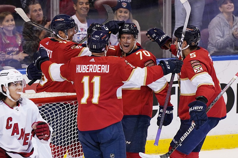 Huberdeau scores lone goal in Panthers loss to Capitals