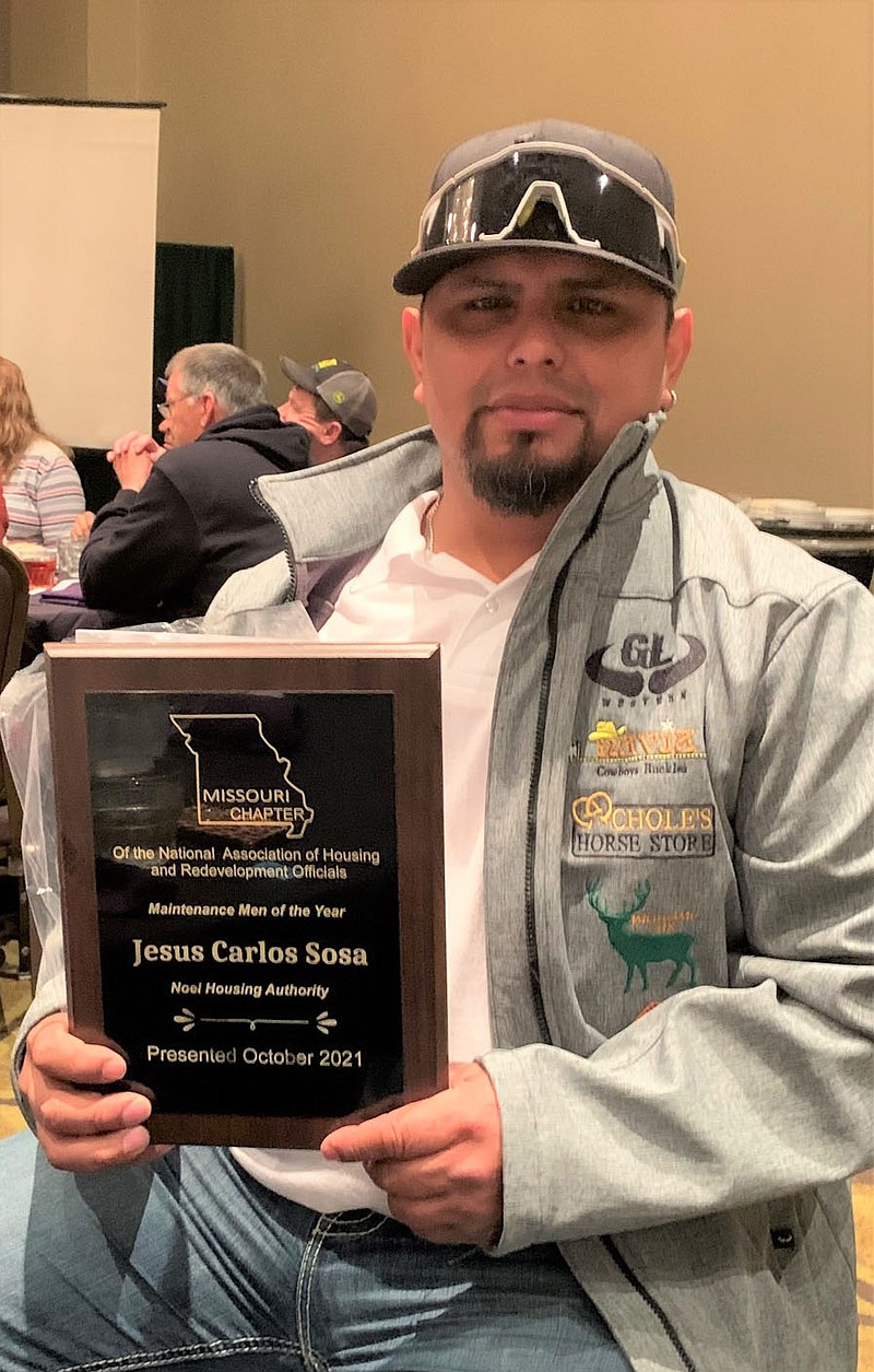 Sosa Wins Prestigious Maintenance Man Award McDonald County Press