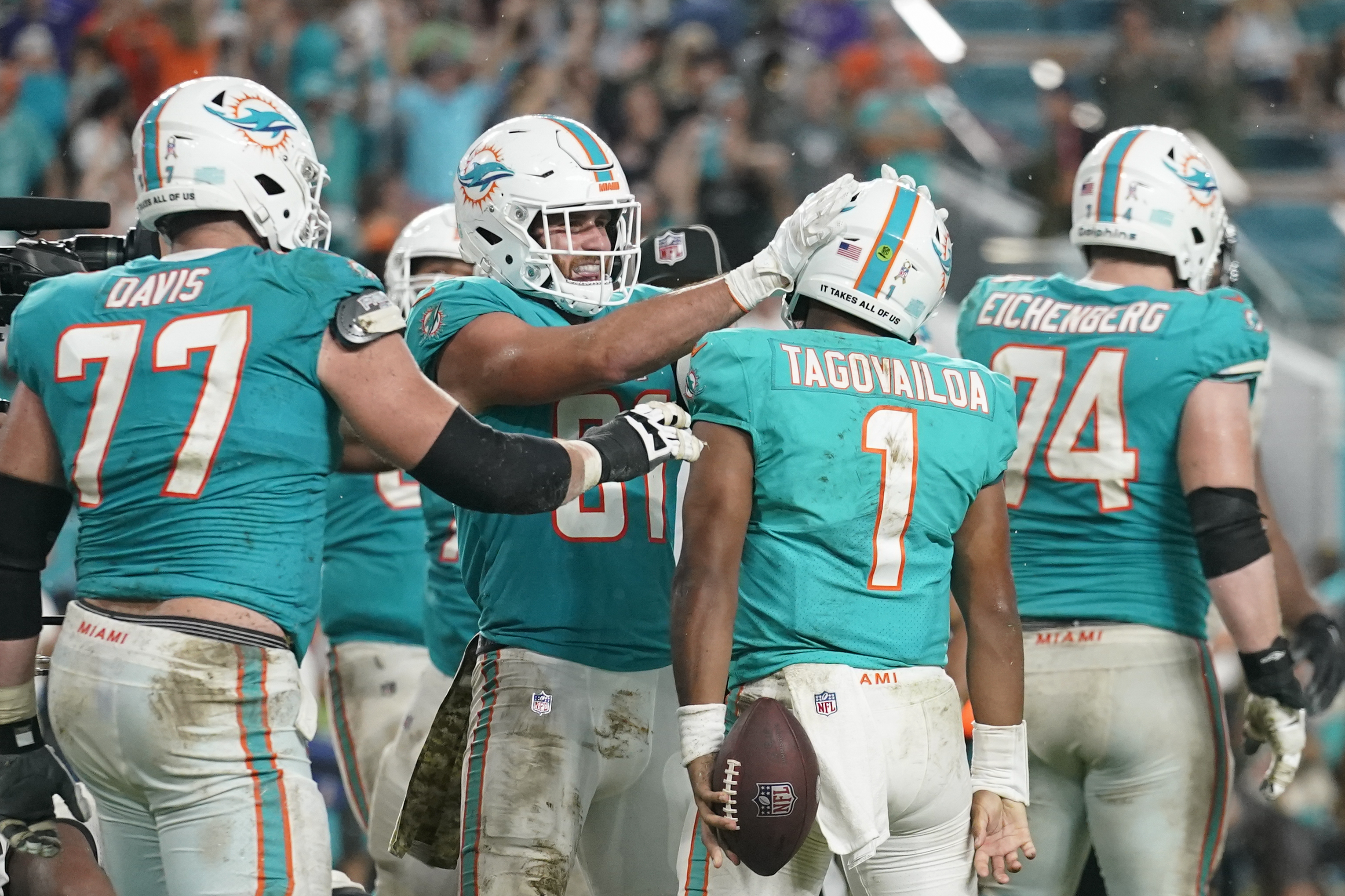 PHOTOS: Dolphins Cheer  Ravens vs. Dolphins - Week 10