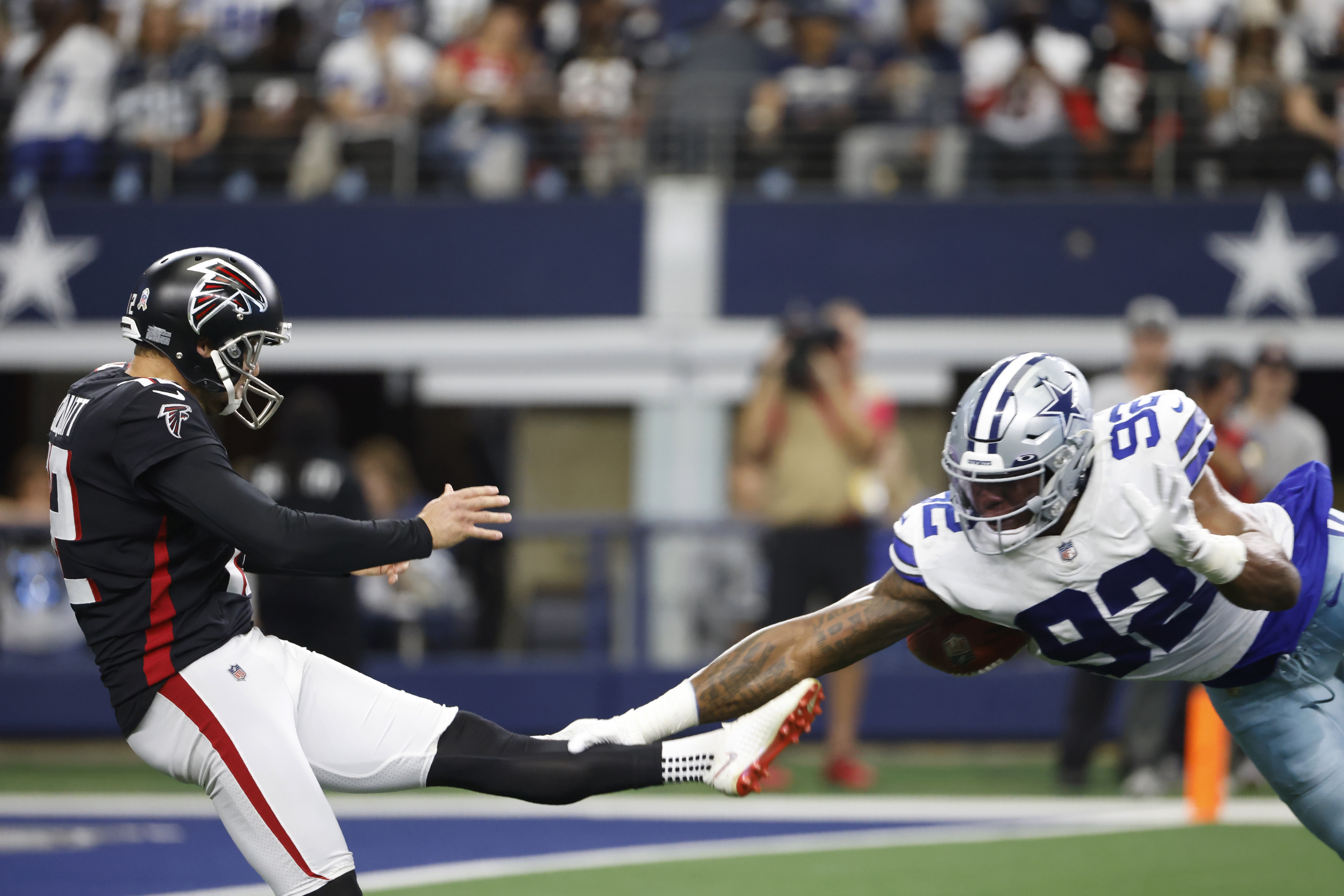 Dallas Cowboys defensive end Dorance Armstrong (92) is seen during