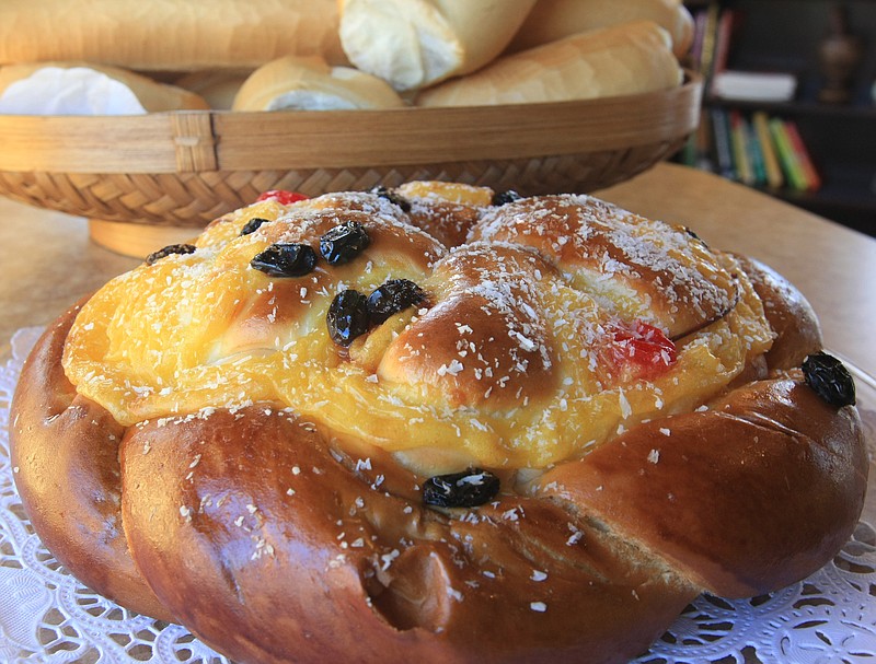 Rosca bread from Rosalia's Family Bakery, which is currently closed but will open soon in a new configuration. (Democrat-Gazette file photo/Staton Breidenthal)