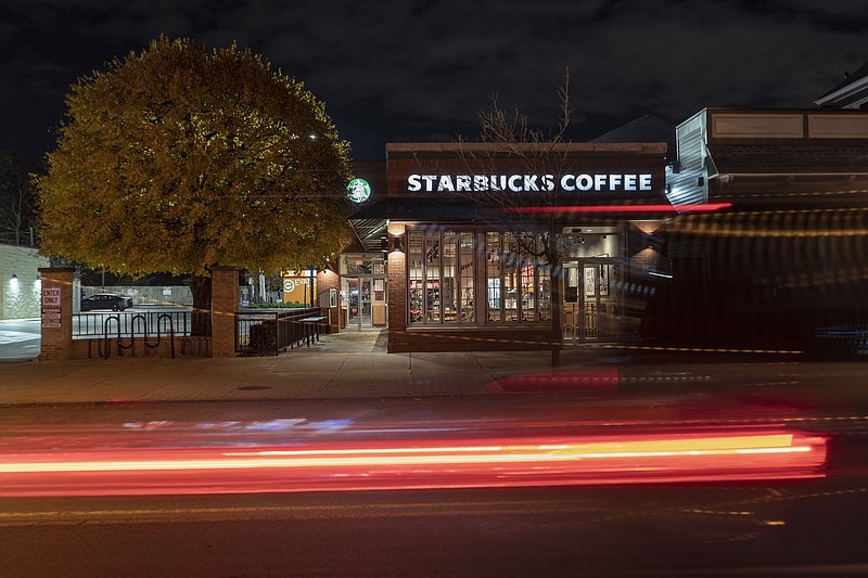 The Starbucks on Elmwood Avenue in Buffalo is one of three store locations voting on unionization. MUST CREDIT: Photo for The Washington Post by Libby March