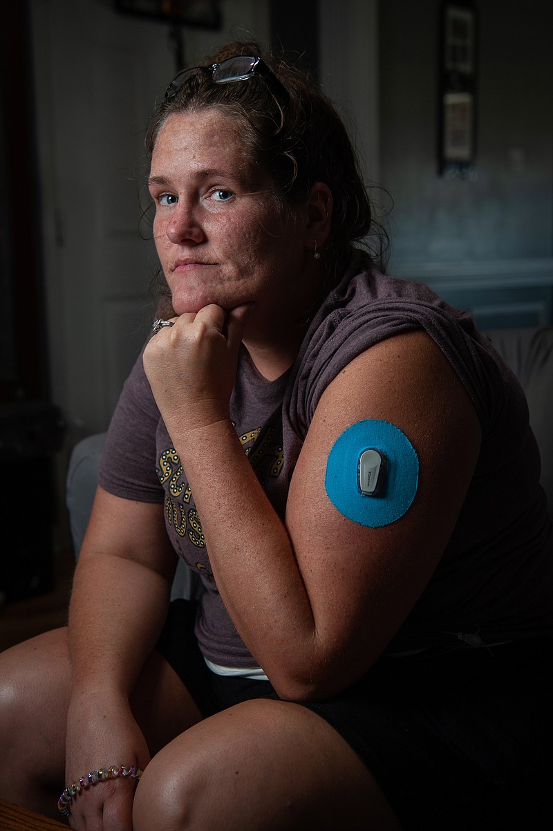 Courtney Massery is shown in her home in Ward on Aug. 12. - Photo by Rory Doyle