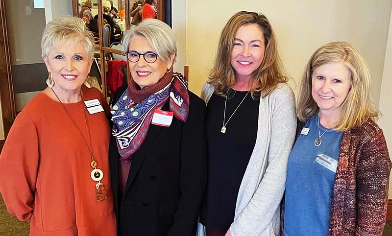 From left are Women's Welcome Club President Regenia Bettis, new members Linda Tabor and Kay Porteus, and Vice President Debbie Jones. - Submitted photo