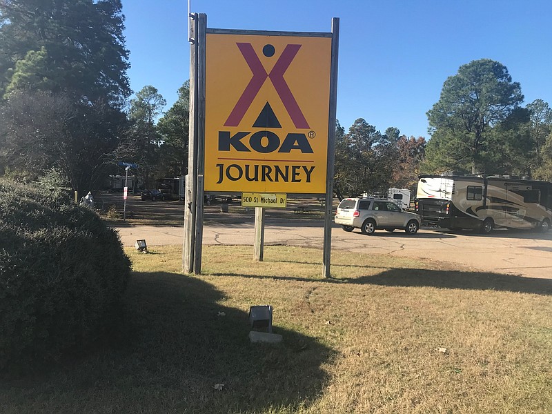 The Texarkana Kampgrounds of America recently received its fifth KOA president's award. The 30-acre campground, first founded in 1970, later became a KOA affiliate in 2000. It's located in the 500 block of Saint   Michael Drive. (Staff Photo by Greg Bischof)
