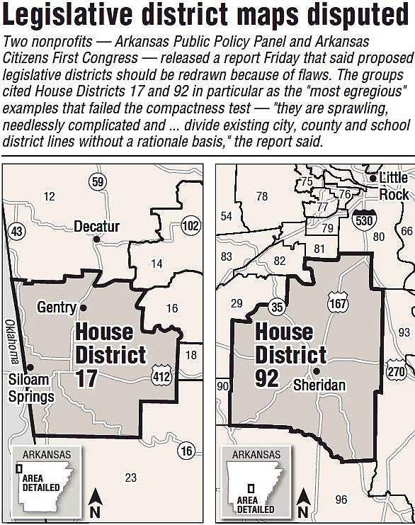 Arkansas Democrat-Gazette/SOURCE: Arkansas Board of Apportionment