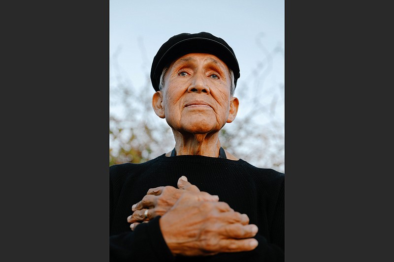 Ernest Siva, 84, is one of the last remaining oral historians of the Indigenous Serrano language. (Los Angeles Times/TNS/Christina House)