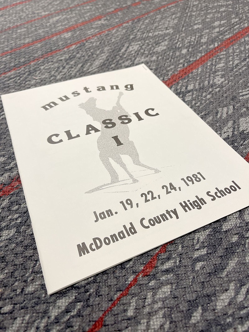 Provided by McDonald County High School
The program cover for the 1981 Mustang Classic.