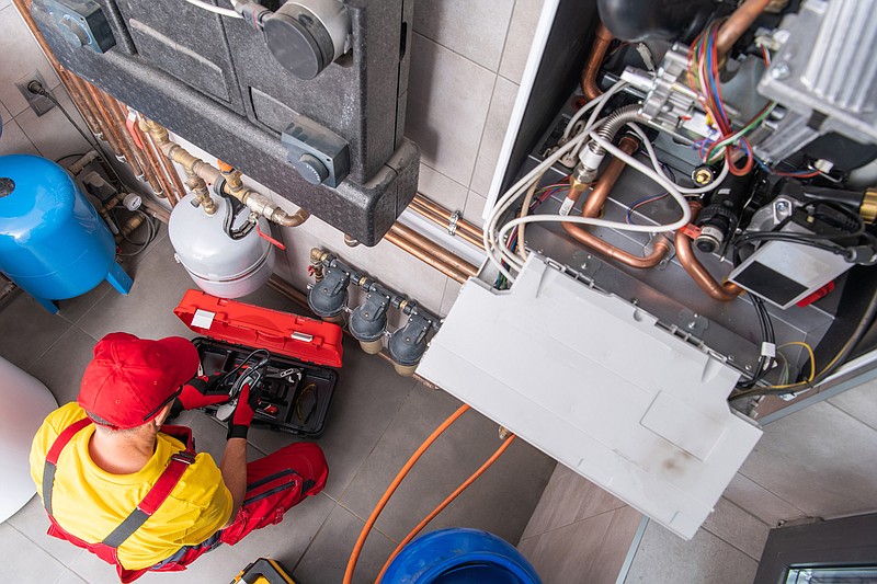 In the event of a gas or carbon monoxide leak, an inspector may red-tag an HVAC system. (Dreamstime/TNS)