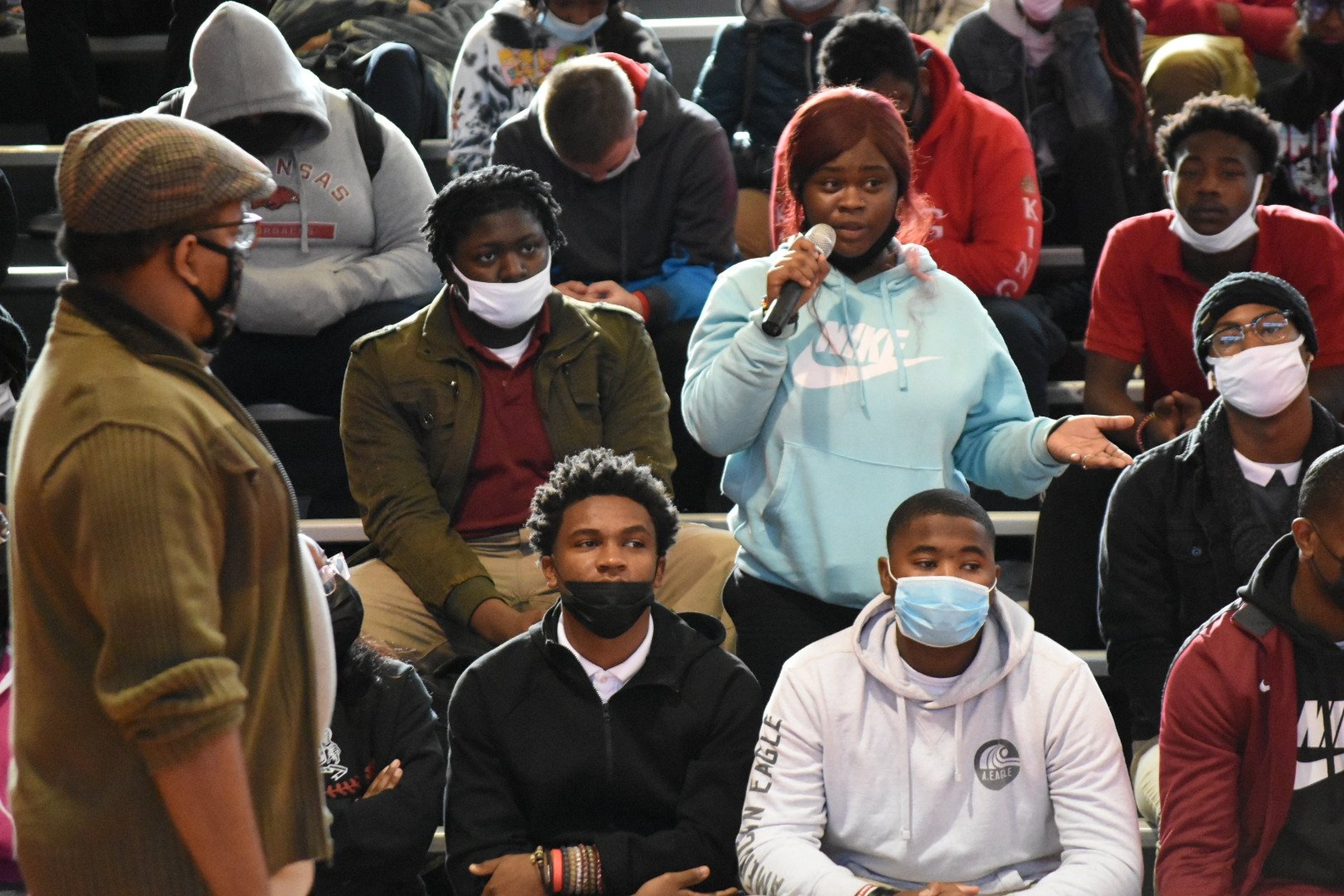 Pine Bluff School District students point to communication in combating crime