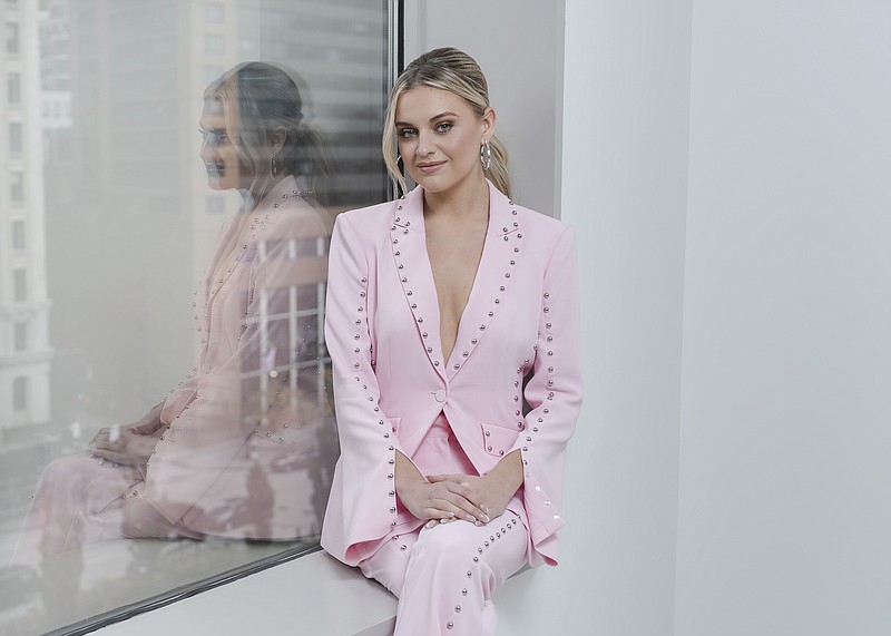 Kelsea Ballerini poses for a portrait on Monday, Nov. 15, 2021, in New York.  Ballerini released a book of poetry, &quot;Feel Your Way Through.&quot; (Photo by Christopher Smith/Invision/AP)