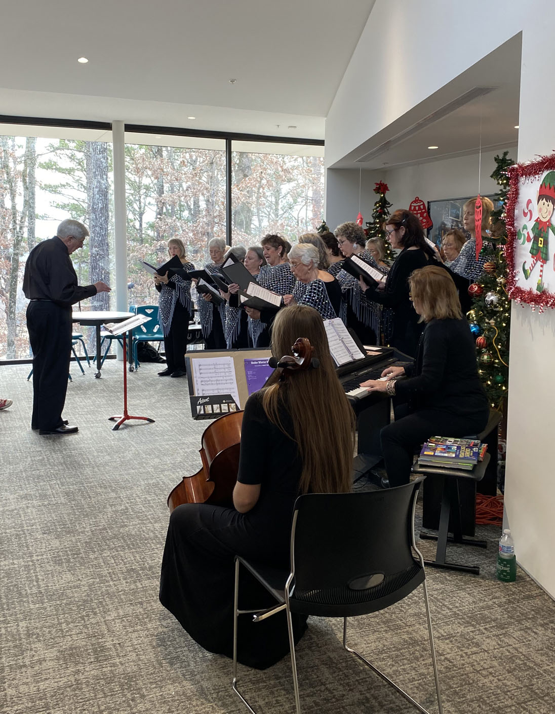 Visitors enjoy library's fireside festivities in Bella Vista - Vimarsana News