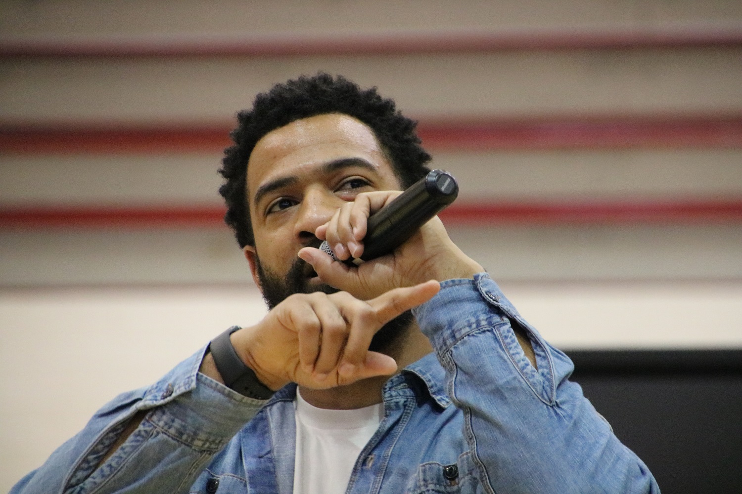 Super Bowl champion turned Hollywood star Spencer Paysinger visits TASD