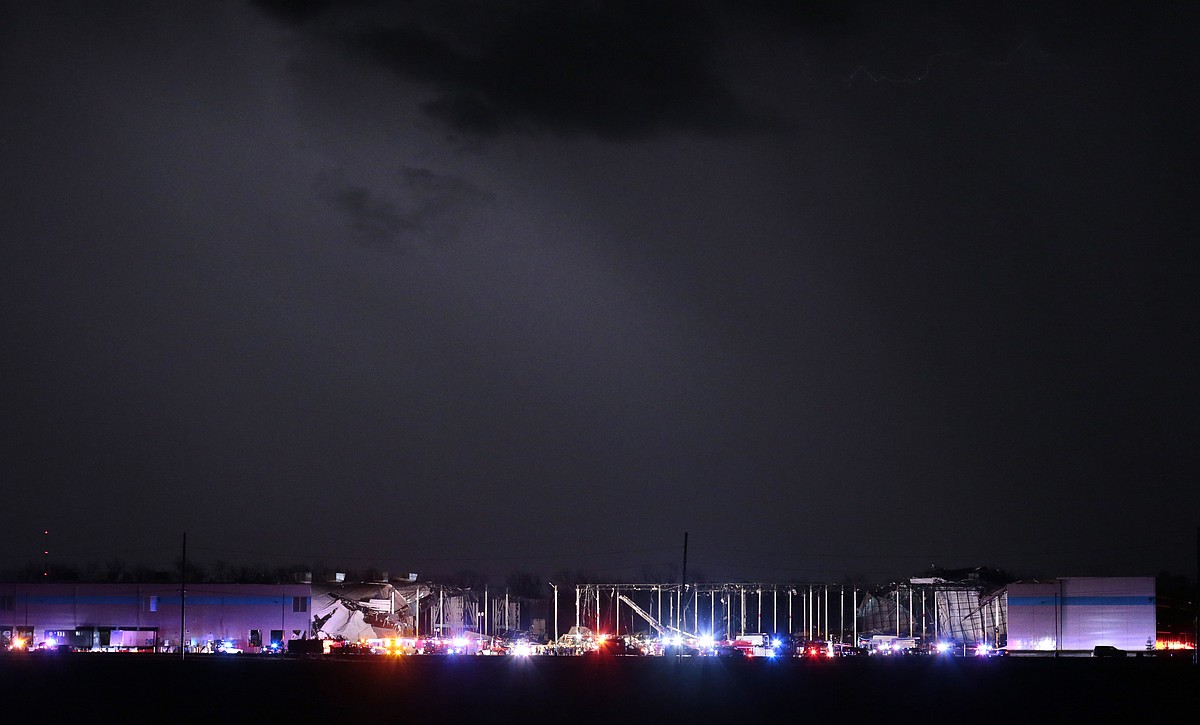Storm collapses Amazon site roof | The Arkansas Democrat-Gazette ...
