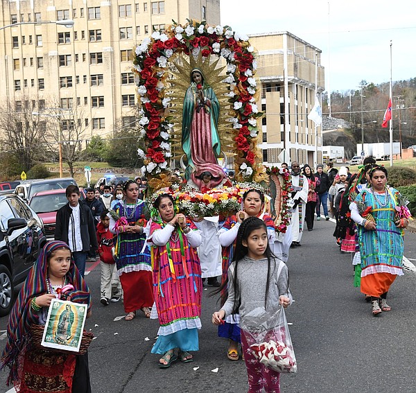 Our Lady of Guadalupe Procession held Hot Springs Sentinel Record