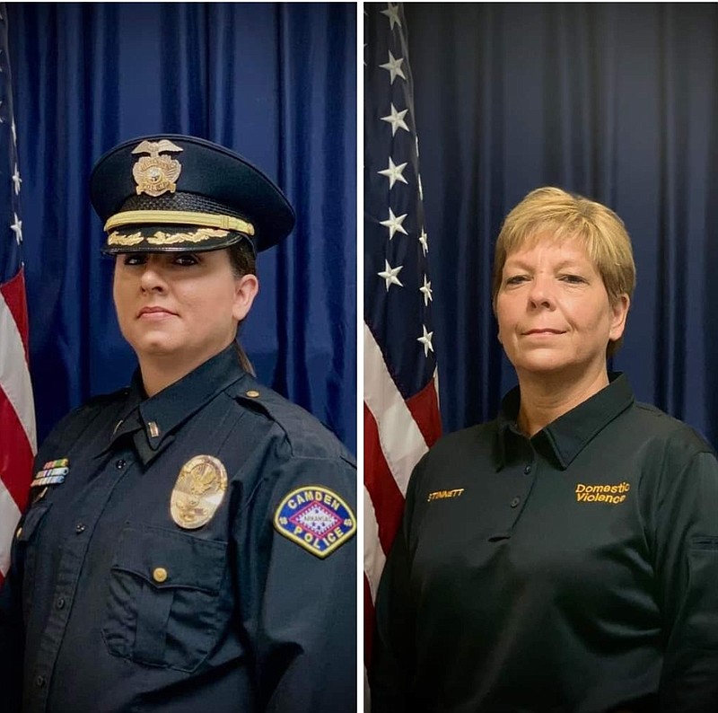 Photo Courtesy of Camden Police Department
Congratulations to LT. Cortney Parker and Domestic Violence Advocate Angela Stinnett on being awarded Camden Police Departments Officer of the Year and Employee of the Year for 2021.