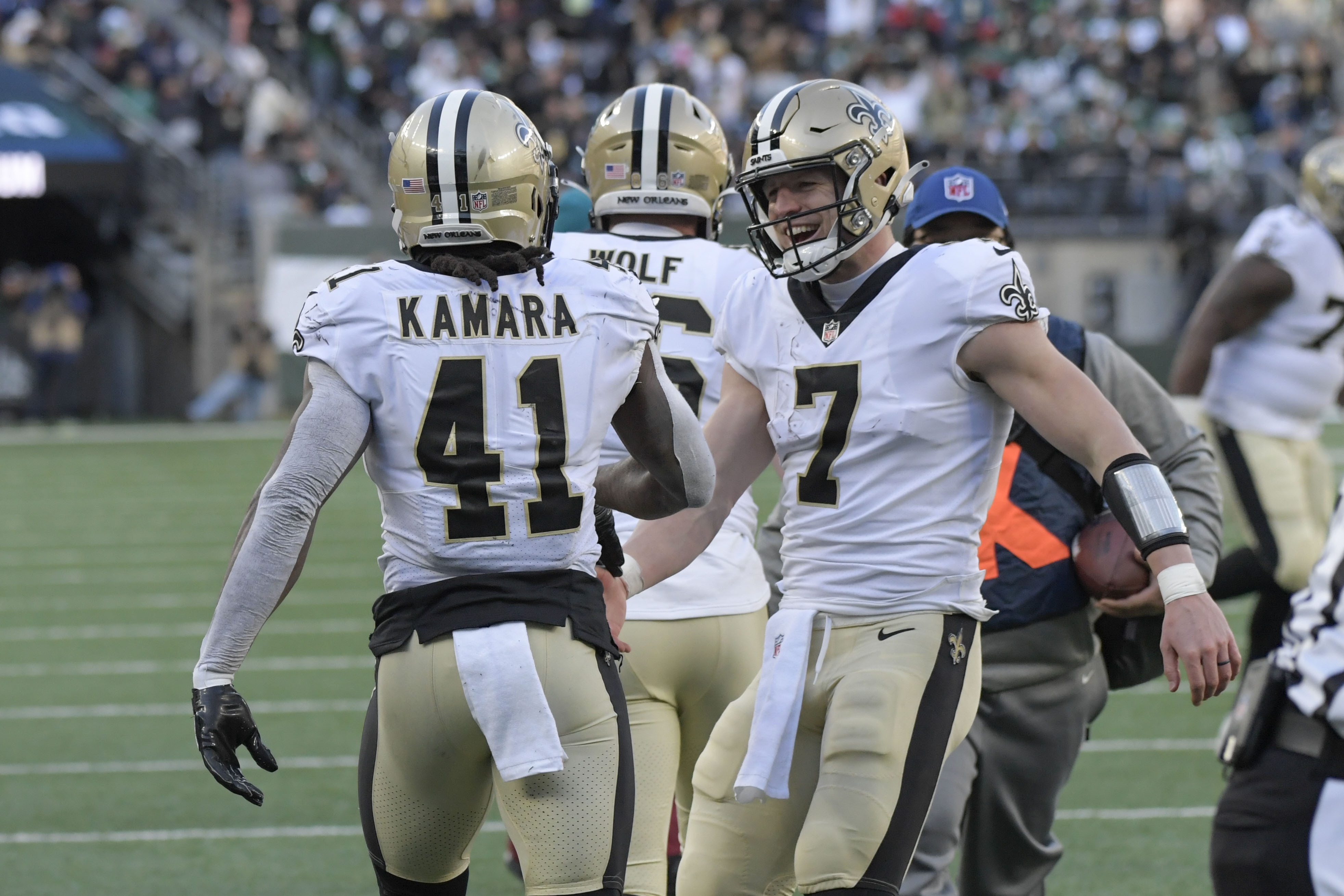 Saints' Taysom Hill Scores Two TDs, Recovers Fumble In First Half