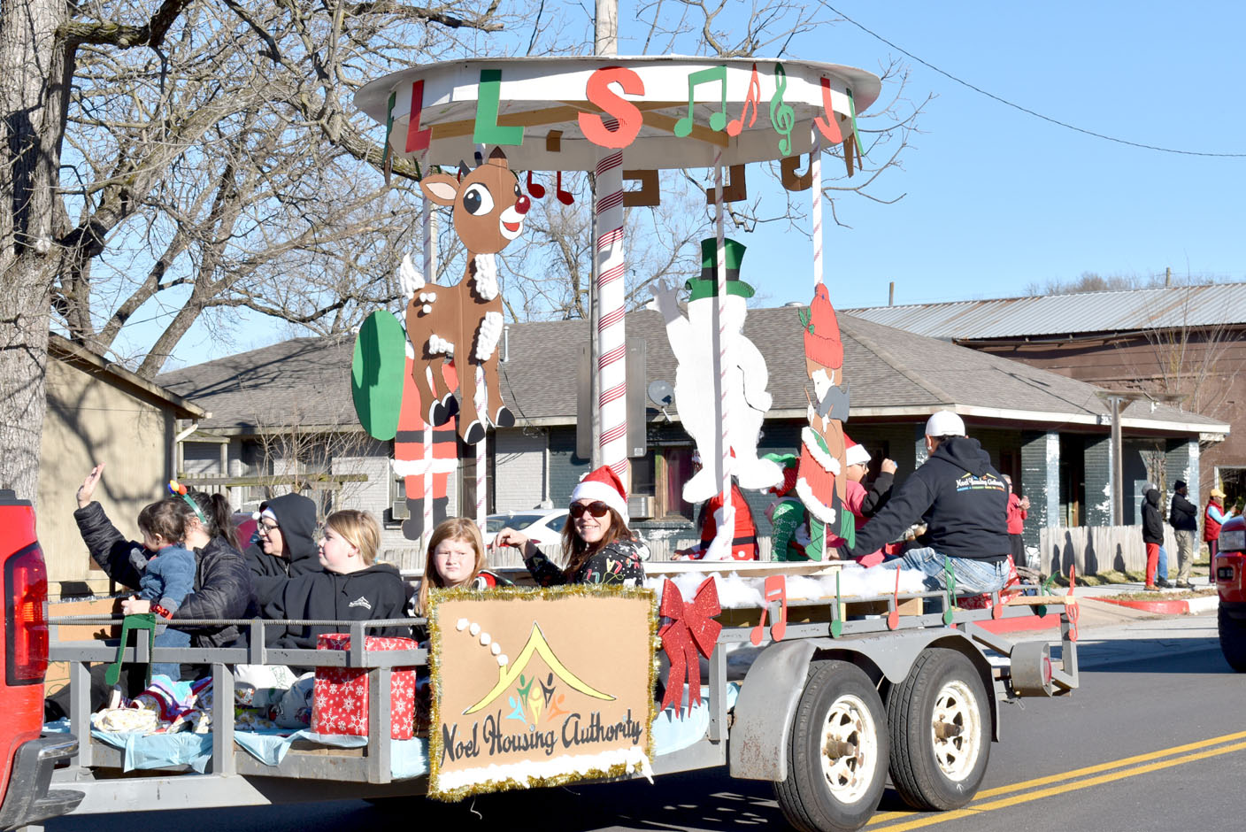 Noel Celebrates Holidays With Parade