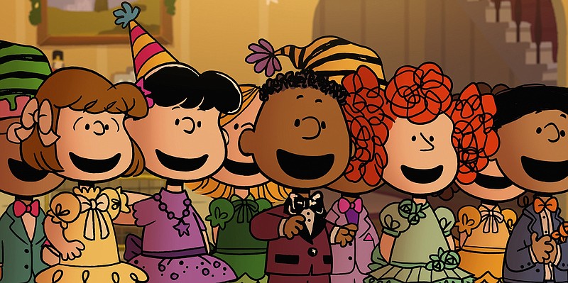 The gang’s all here on the Peanuts holiday special, “Snoopy Presents: For Auld Lang Syne.” (Apple TV+/TNS)