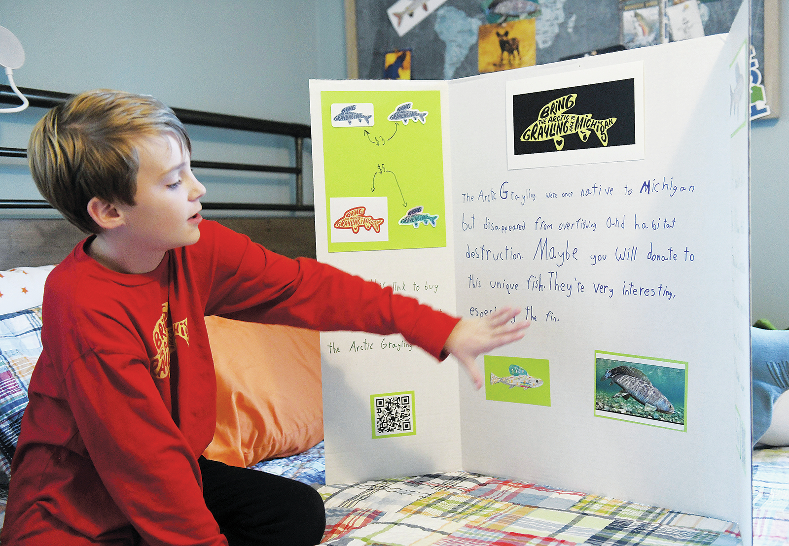 Boy spearheads effort to return Arctic grayling to Michigan - Vimarsana News