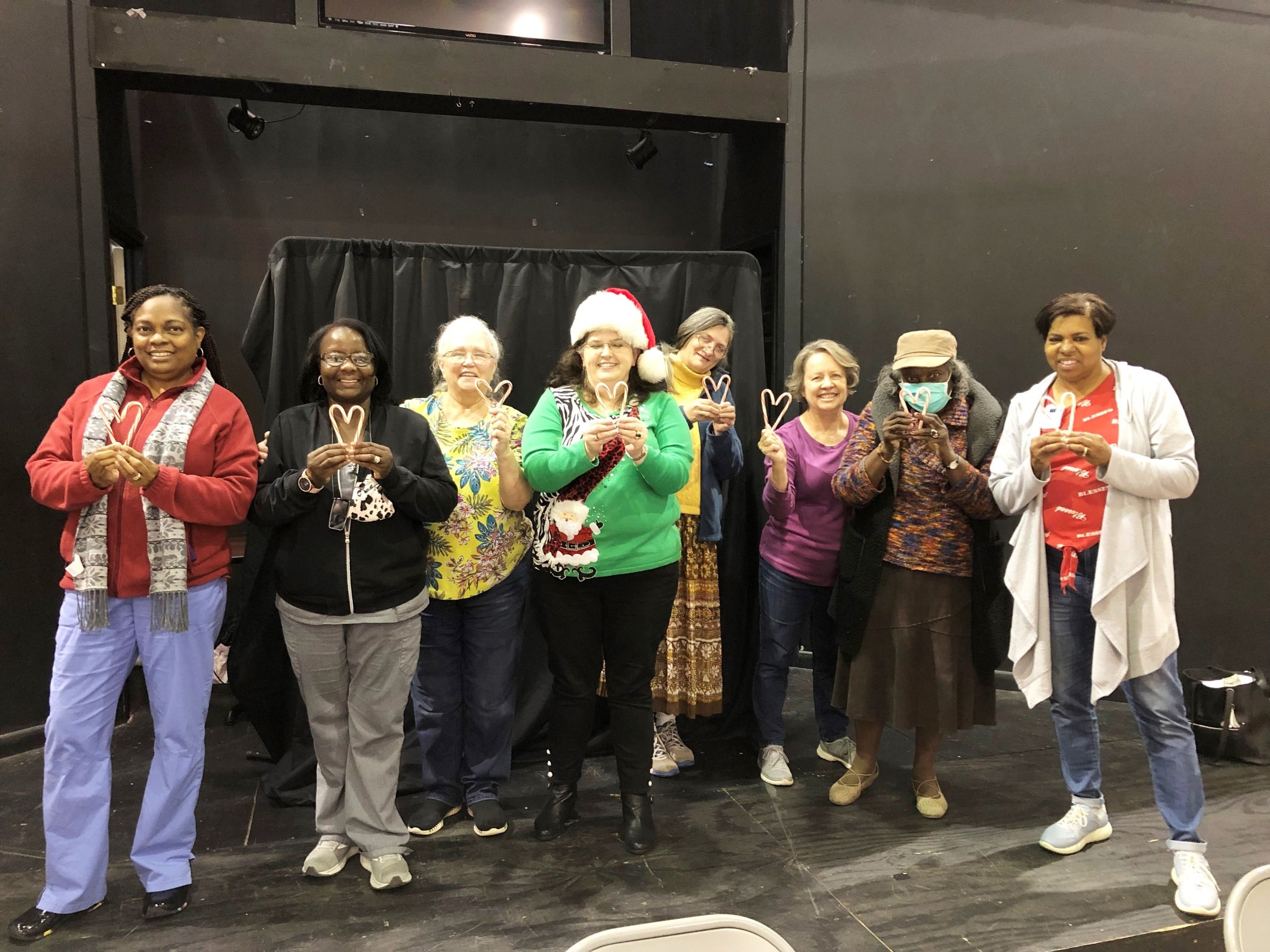 Club makes donation, appearance