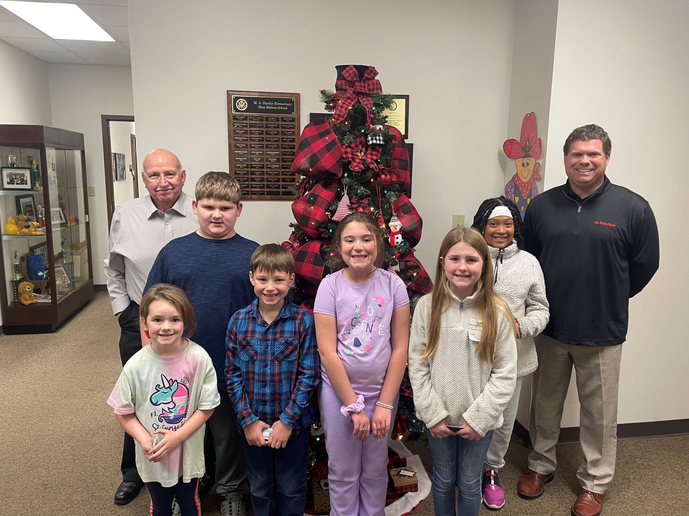 White Hall students write joy to Santa