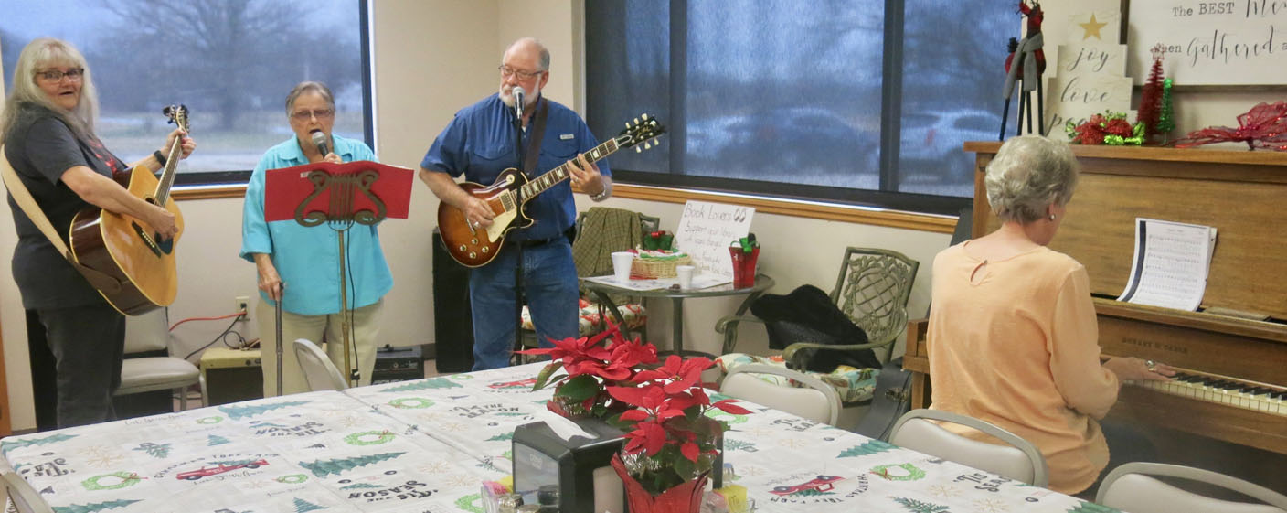 Senior Center patrons enjoy holiday events